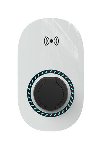 Fullwatt Wallbox EV Lader, 11kW Type 2, WiFi/BT, Hvid