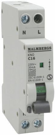 KOMBIRELÆ, 1P+N, 1 MODUL, 16A