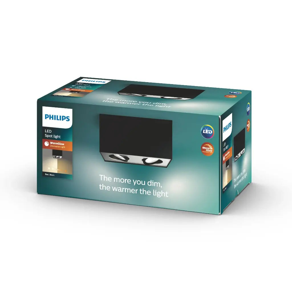 BOX special form black 2x4.5W SELV WGD