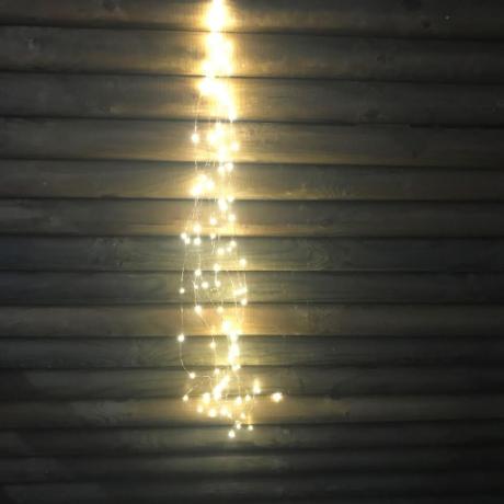 LED 10 string Cascade varmhvid 200  MicroLED 4,5V