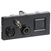 LK antenneudtag TV/R/SAT/RJ45 slutdåse TD372 - KG