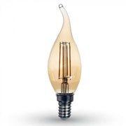 4W (40W) LED kertepære E14 2200K 350Lm 300° (A+)