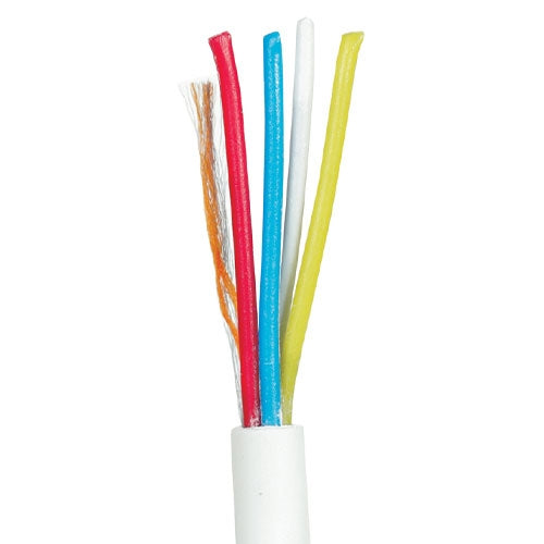 Telefonledning 4x0,6mm² grå - 25 meter