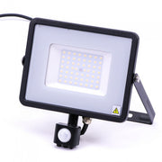 50W LED Projektør med sensor 3000K