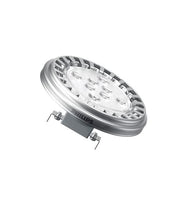 Philips LED AR111 10W(50W) 830 645lm 24° 12V Dim Sort/Sølv G53