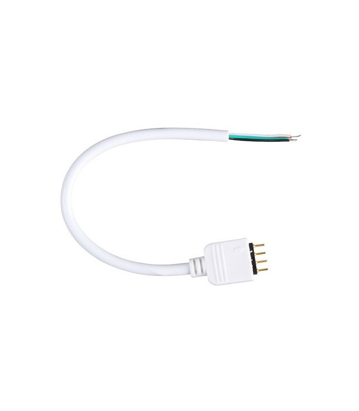 Fleksibel RGB stik til RGB LED strips - 4 pin, 12V / 24V