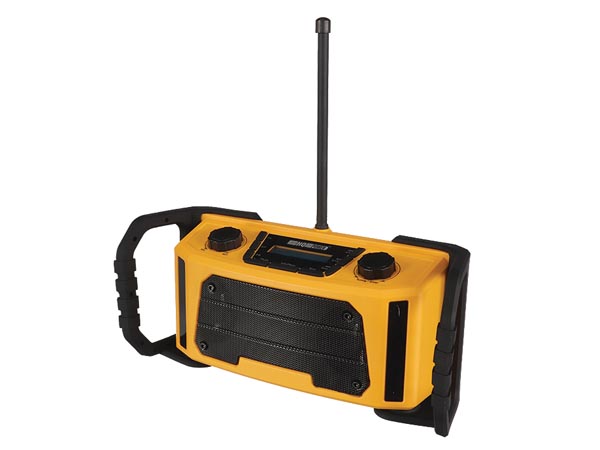 Robust håndværker-radio - DAB/DAB+/FM, 2x2,5W