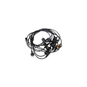 Lyskæde med 15 E27 pærer - 15 meter, IP44, 230V (uden lyskilde)