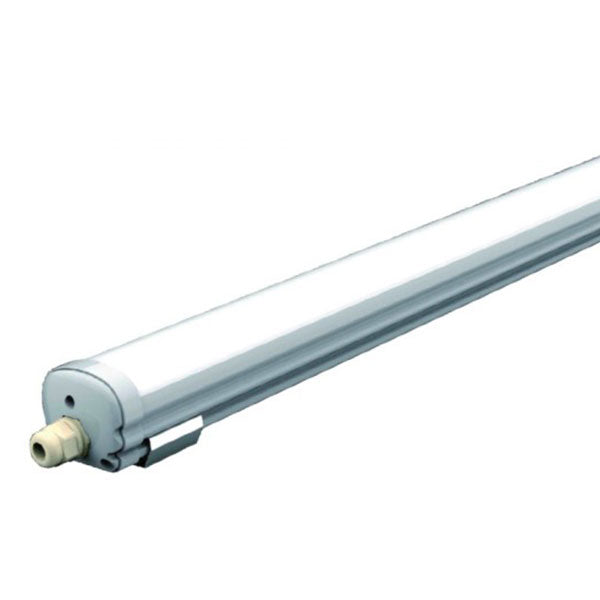 36W LED vandtæt armatur IP65 6400K 120cm 2880Lm