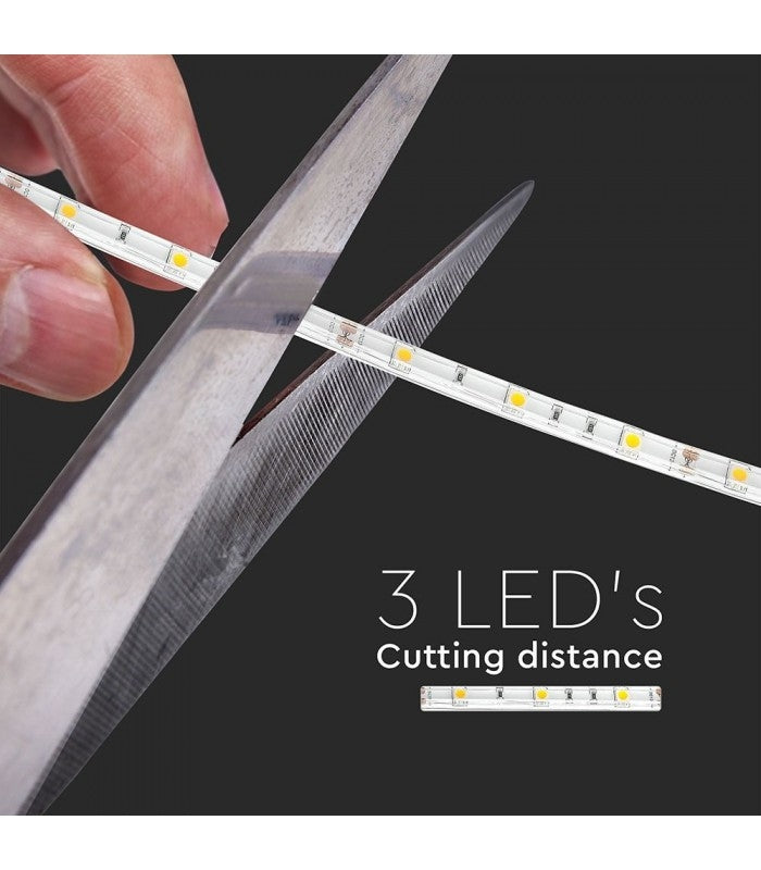 4,8W/m RGB stænktæt LED Strip - 5m