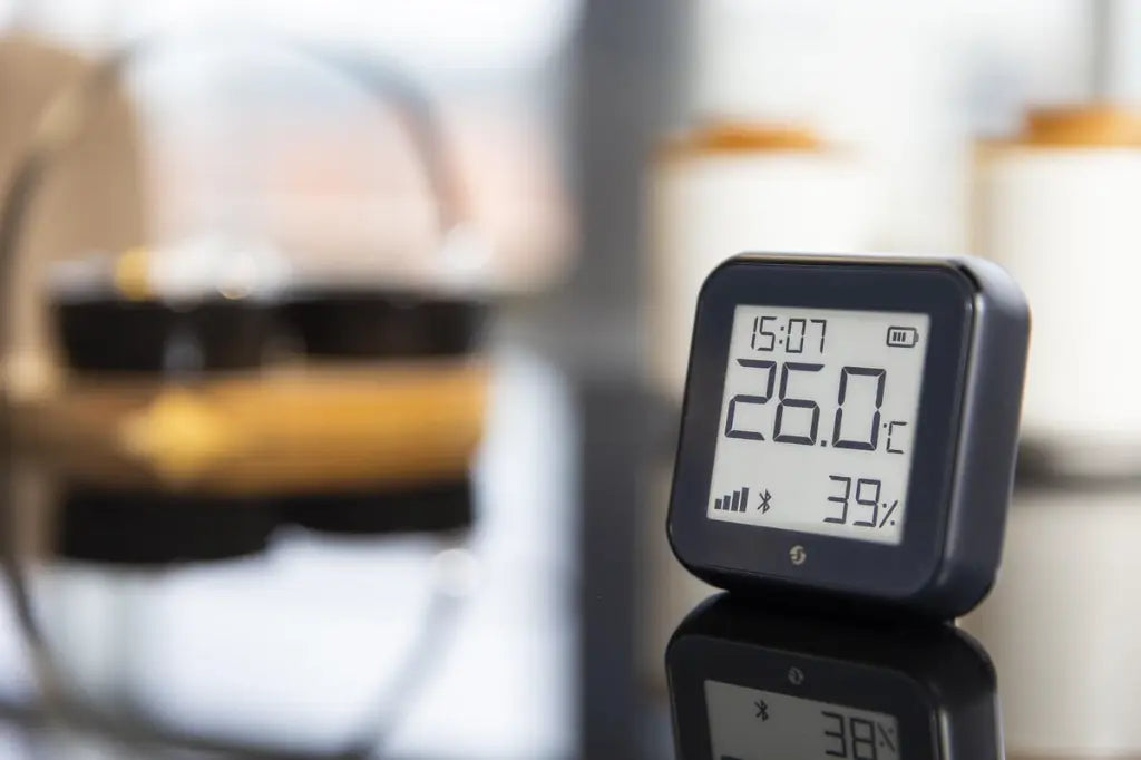 Shelly H&T, Matte Black (GEN 3) - temp/fugt sensor