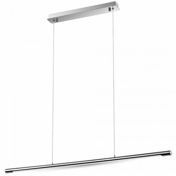 18W designer nedhængt armatur 94cm 4000K - Krom