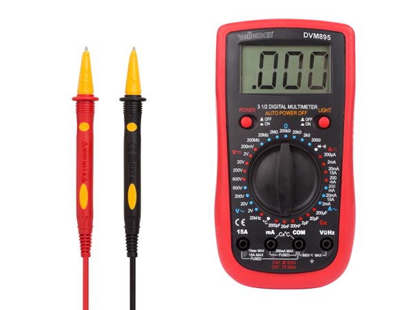 DVM895 Digital multimeter - CAT III 600V / CAT IV 300V