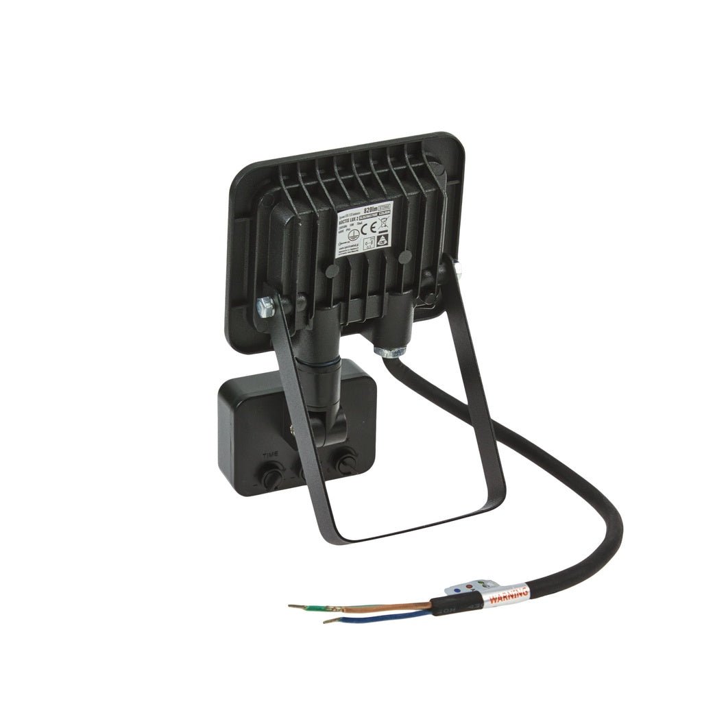 20W LED projektør m. sensor 6000K 1800 Lumen
