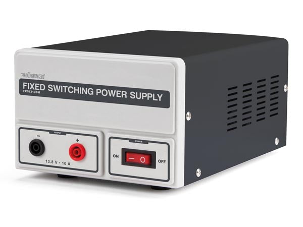 Fast switchmode strømforsyning - 13,8Vdc / 10A