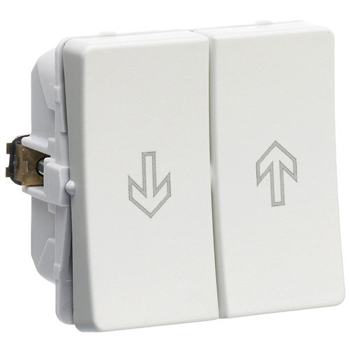 LK Fuga jalousi afbryder 16A - lysegrå