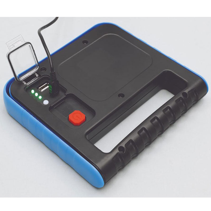 15W LED batteri arbejdslampe m. USB, 4000K