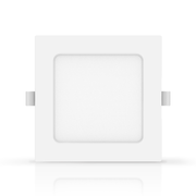 LED E6 - 6W Kvadratisk Bagbelyst Indbygningsspot, 3000K (Udskæringsstørrelse: 95mm-105mm) - Indbygget