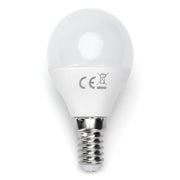 LED Pære A5 G45 med Stor Spredning E14 4.9W 4000K - Erstatter 37W, 230V, 420lm, RA80 - 3 Års Producentgaranti