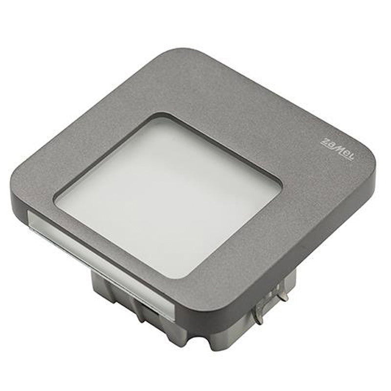 Ledix Moza 73x73 230V grå 3100K 1W Ra80 31Lm IP20