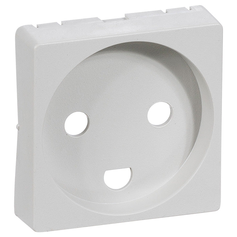 Afdækning for stikkontakt 1 modul gl model lysegrå