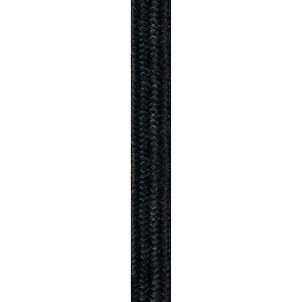 Stofledning 3x0,75mm² sort - pr. meter