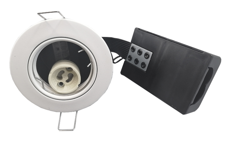 Indbygningsspot 230V GU10  max 7W Led -mat hvid