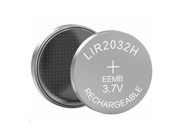 LIR2032H Genopladelig LiION knapcelle - 3,6V 70mAh