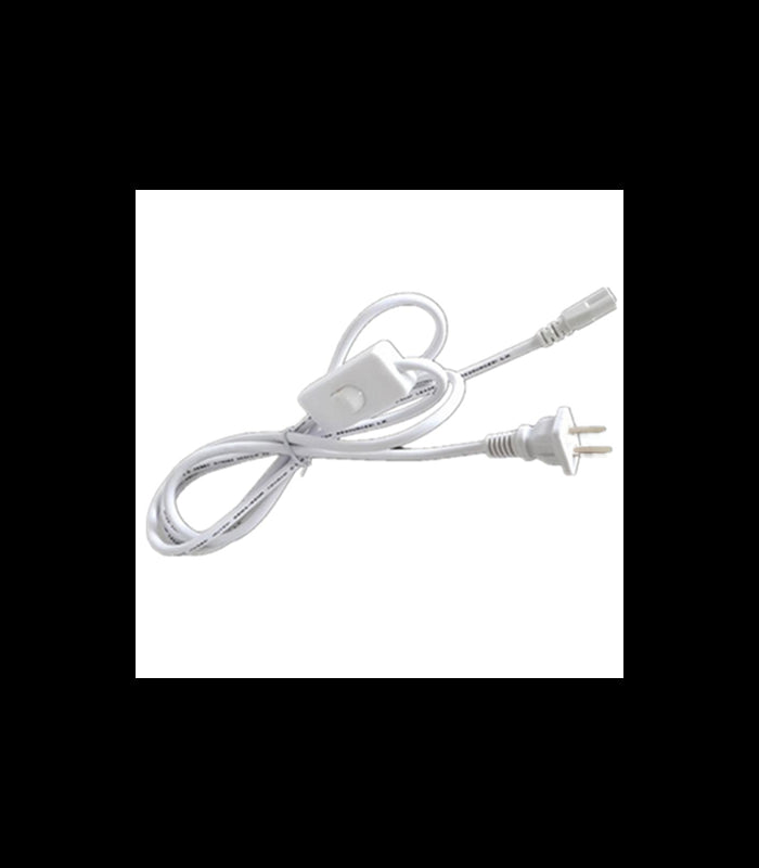 100 cm kabel til almindelig stikkontakt - Med kontakt og stik, passer til V-Tac kompakt armaturer