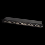 19" CAT6 Patch Panel - 24 Port, STP, Sort, EconLinie