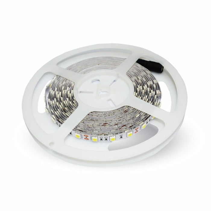 10,8W/M LED bånd 4500K, 5 meter, dags hvid, 12V