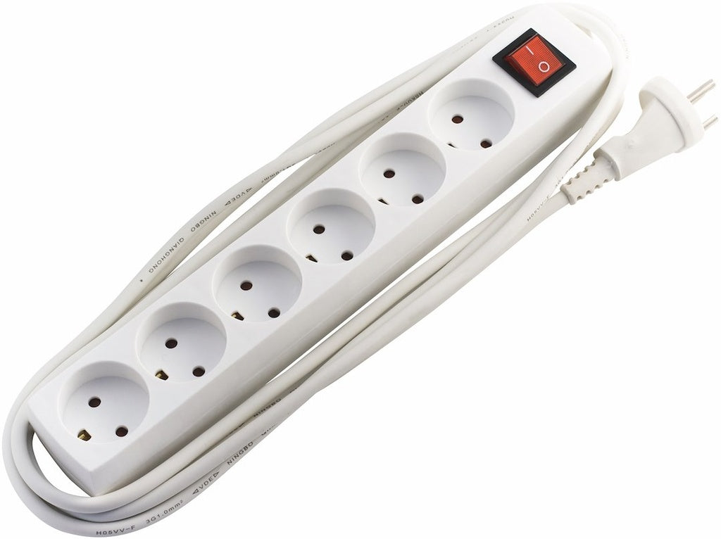 STIKDÅSE 6-V M/AFB M/J 3M LED