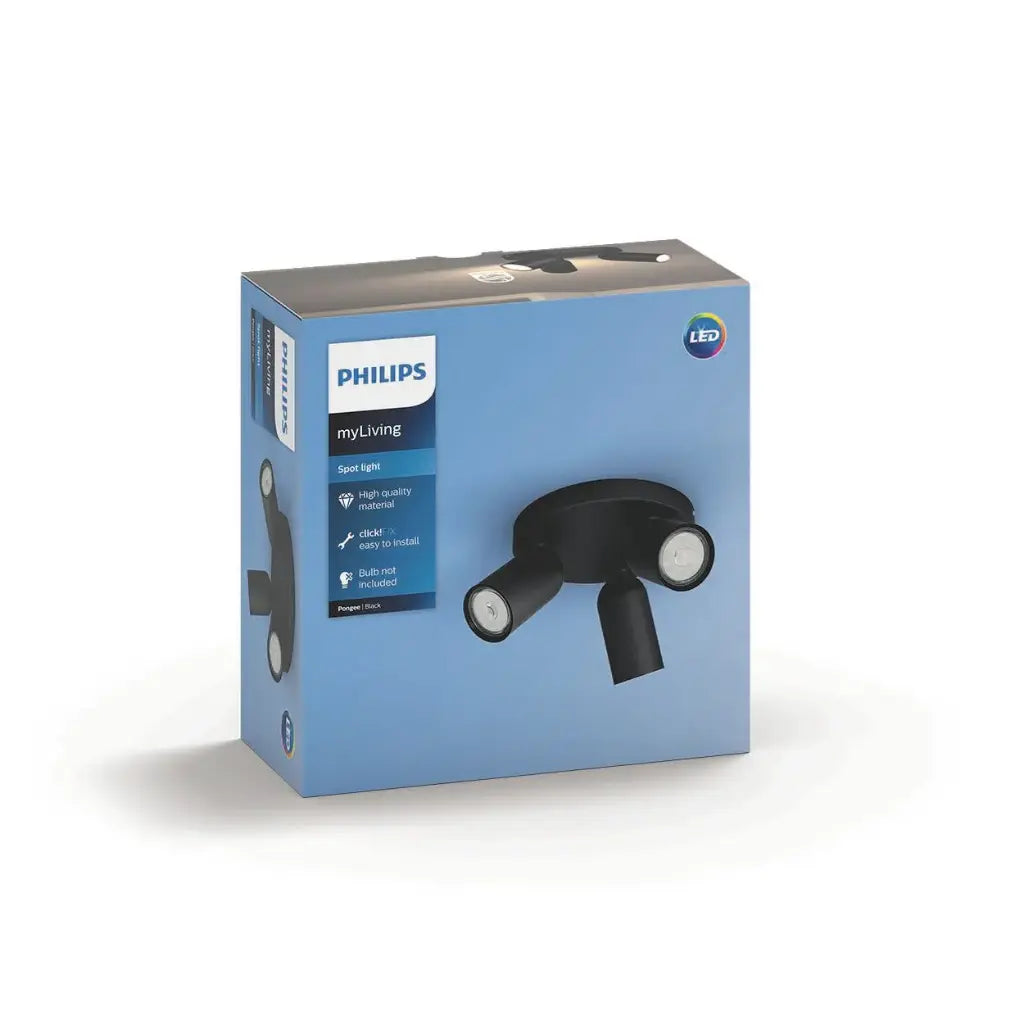 PONGEE plate/spiral black 3xNW