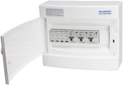 Færdigmonteret gruppetavle - 3xKombi 10A 1P+N + Transient