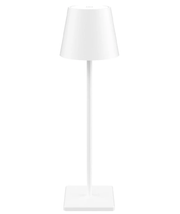 Opladelig LED bordlampe, Hvid, touch dæmpbar