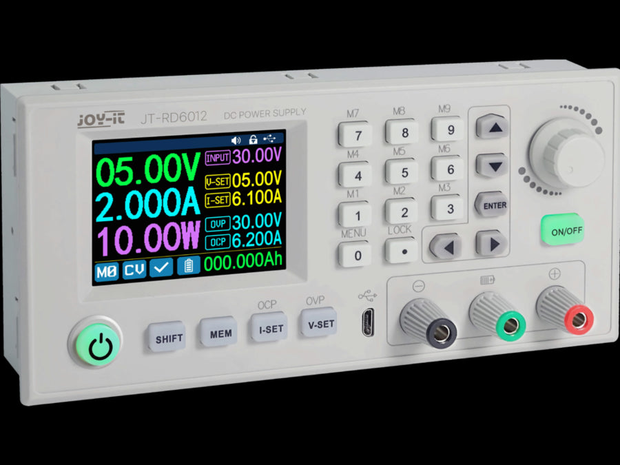 Laboratorie strømforsyning - 0-60V / 0-12A m. USB-interface