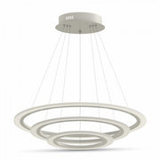 70W LED Lampe m/ 3 ringe lys, 3000K, Varm hvid