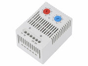 Termostat til DIN skinne - NC+NO, 10A/250V, 0-60°C