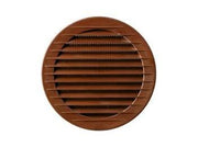 Rund ventilationsrist, ABS plast - Ø90mm, Brun