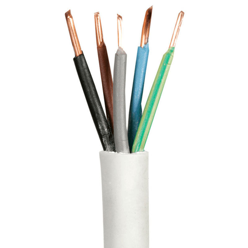 HF Let installationskabel 5x1,5mm² - pr. meter