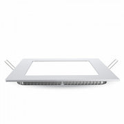 12W LED indbygnings panel, 3000K 17*17 cm
