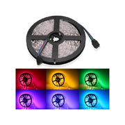 10,8W/m RGB stænktæt LED strip - 5m