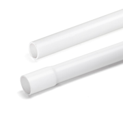 PVC Elektrisk Flaret Rør - 25mm, 2m, Hvid (3 års garanti)