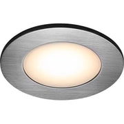 Indbygningsspot Leonis 2700K, 3-kit, nikkel, IP65