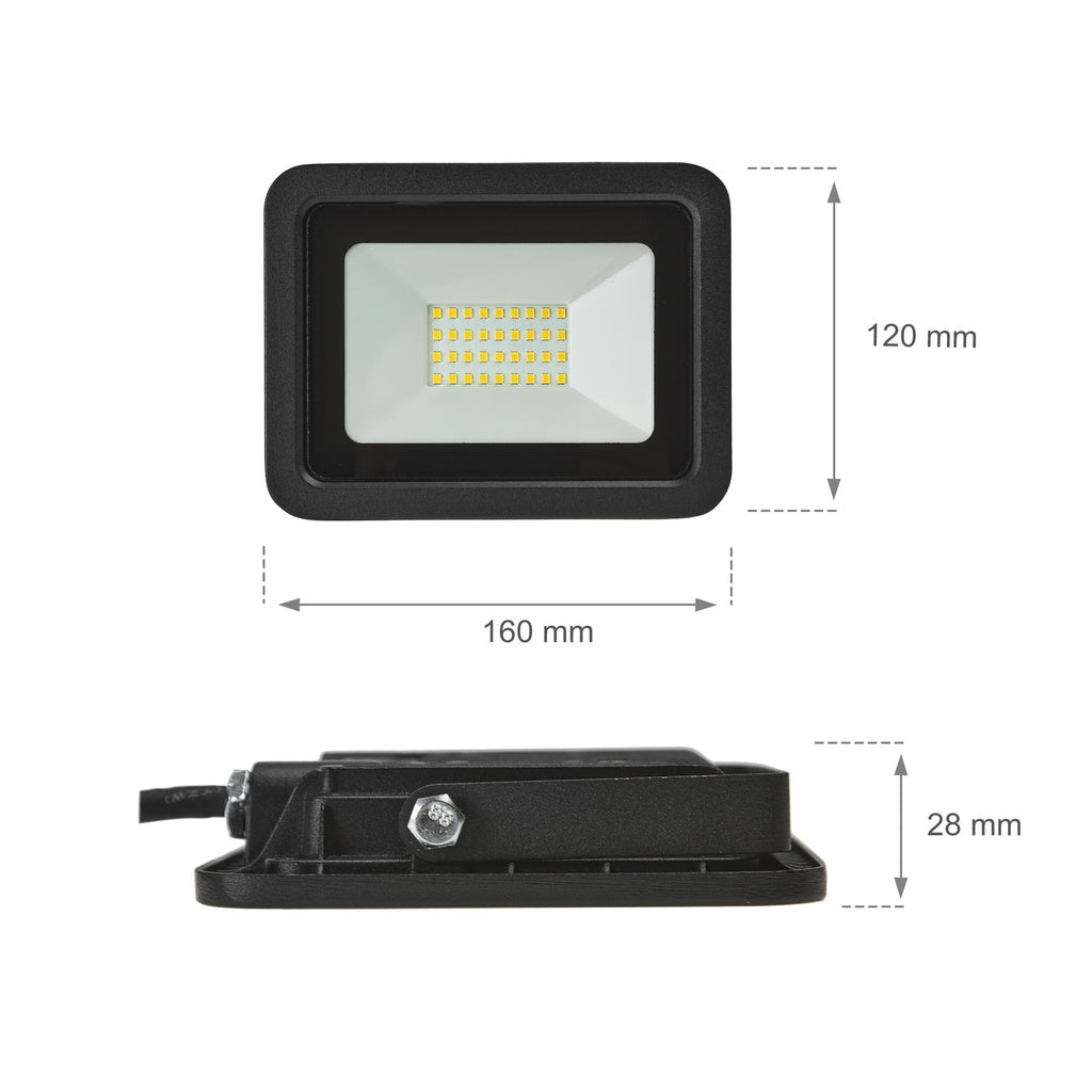 30W LED Projektør 4000k 2650 lumen