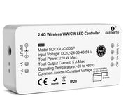 Gledopto Zigbee controller - Philips Hue kompatibel, Zigbee 3.0, enkeltfarvet og CCT, 12V (60W), 24V (120W)