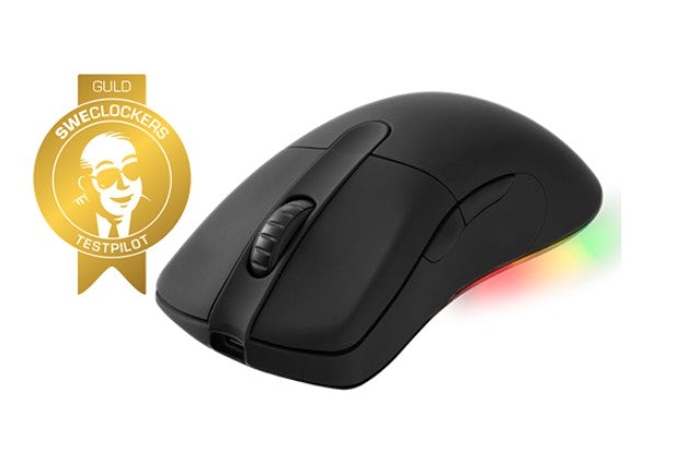 Trådløs gaming mus - 16000dpi / 400 IPS / 40g acc., Sort