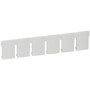 Patchpanel blindprop lysegrå