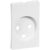 Fuga Afdækning for stikkontakt 1½ modul hvid