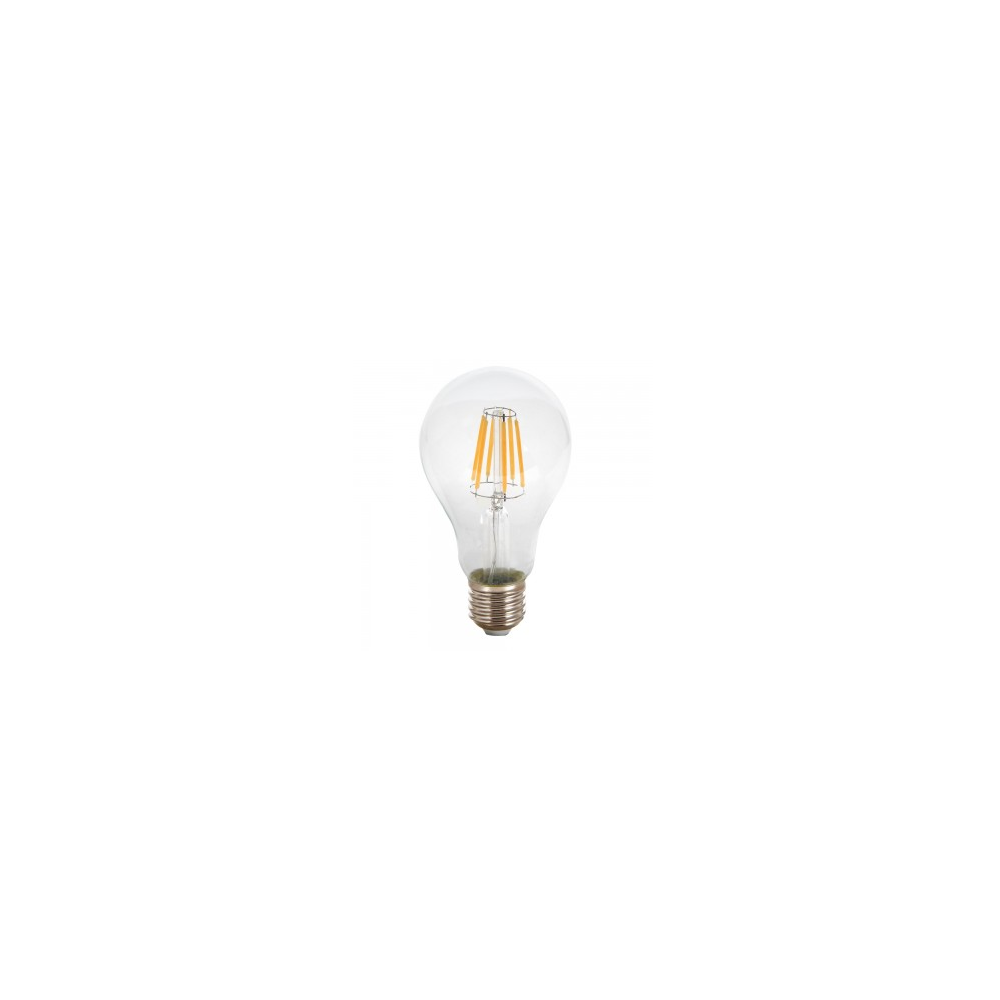 V-Tac 8W LED Pære - Kultråd, A67, E27, erstatter 60W
